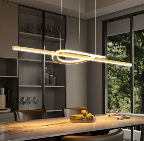 PENDENTE AURORA LINEAR GOLD 50W 3 EM 1 NOWARA