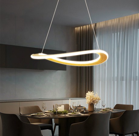 PENDENTE AURORA ARCO GOLD 35W 3 EM 1 NOWARA